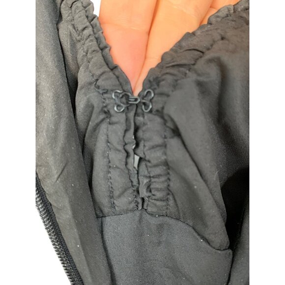 BTFL-Life Black Sequin Wide-Leg Jumpsuit M Poof Sleeves Fully Lined RV10313 NWT - Picture 11 of 15